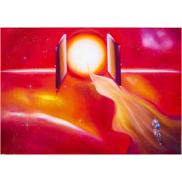Chasing the sun (170 x70 cm)