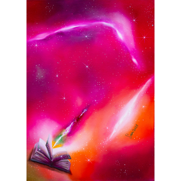 Cosmic Book 1 (70x50 cm)