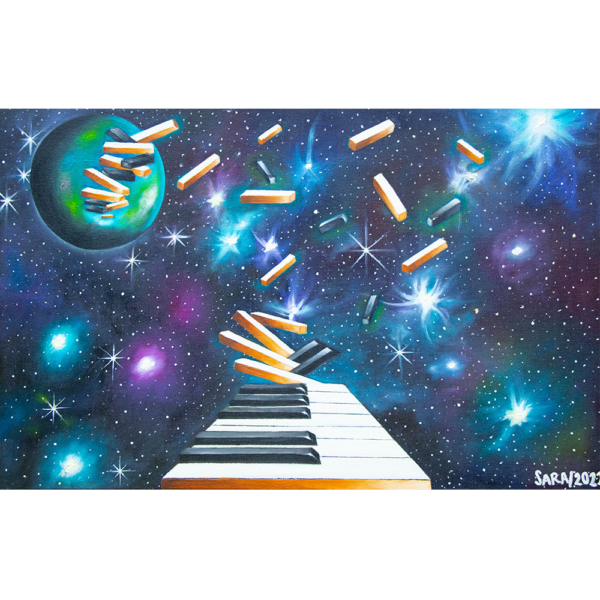 Galactic Keys (60x40 cm)