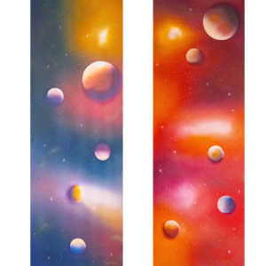 Sueño Solar - Díptico 2(140x50 cm)