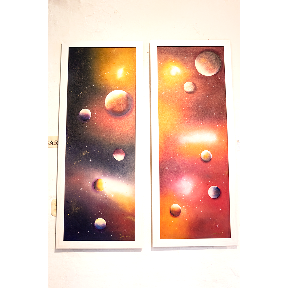 Sueño Solar – Díptico 2(140×50 cm)